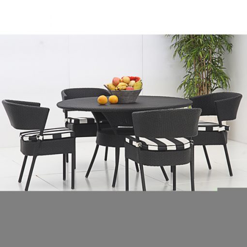 Indoor Outdoor PE Resin Wicker Dining Set Philippine Furniture